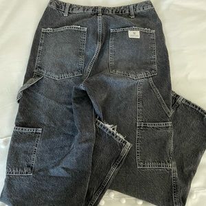 BDG black washed cargo jeans